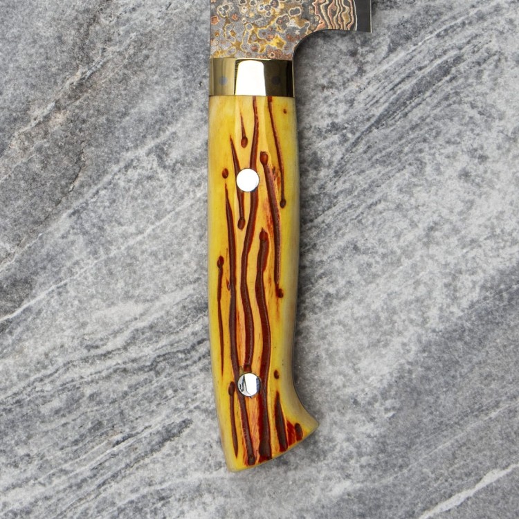 Takeshi Saji OBB Black VG-10 Color Japoński Nóż Szefa Kuchni 24cm