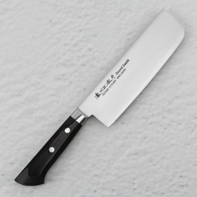 Satake Unique Aogami#2 Japoński Nóż Nakiri 16cm