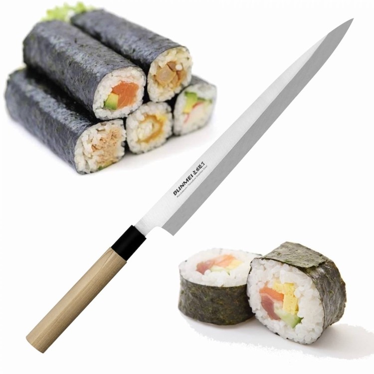 Bunmei Japoński Nóż Yanagi Sashimi Do Sushi 30cm