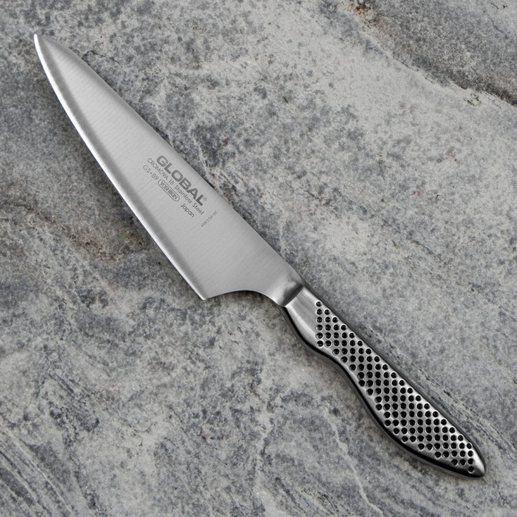 Global Japoński Ostry Stalowy Nóż Kuchenny Szefa Kuchni 13cm 56-58HRC GS-89