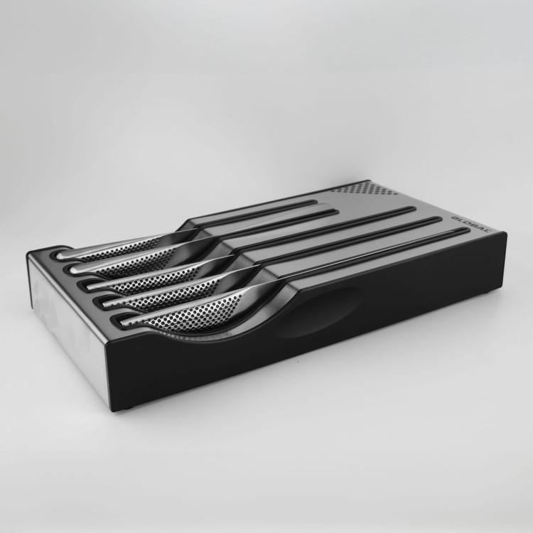 Global Japoński Zestaw 5 Noży Kuchennych z Bazą Global Dock Set B G-88/77821617