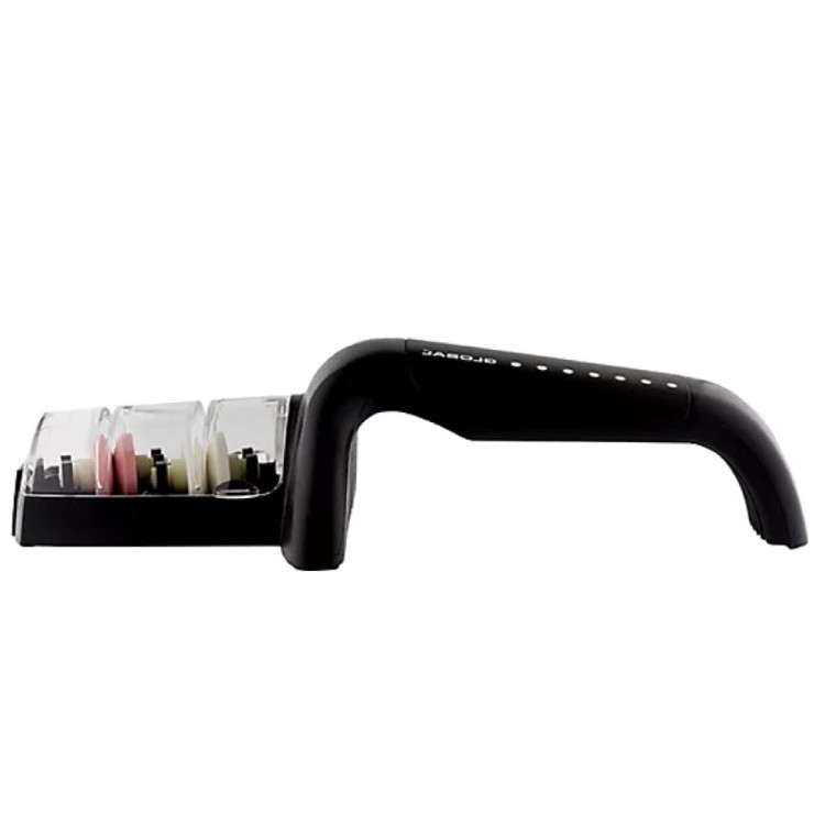 Global Japońska Ceramiczna Ostrzałka Wodna Do Ostrzenia Noży Czarno-Biała G-91/BW