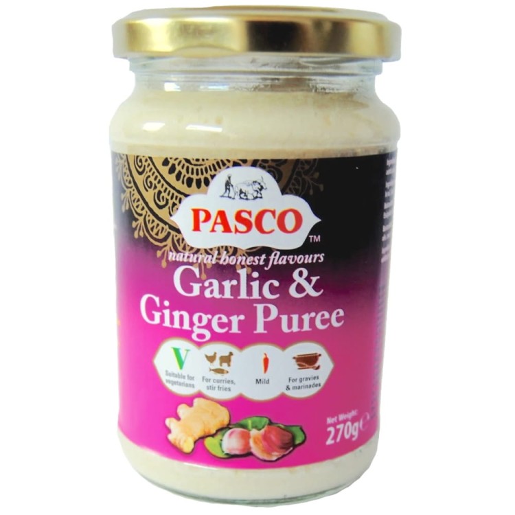 Pasta Mielony Czosnek i Imbir Puree Imbirowo-Czosnkowa 270g PASCO