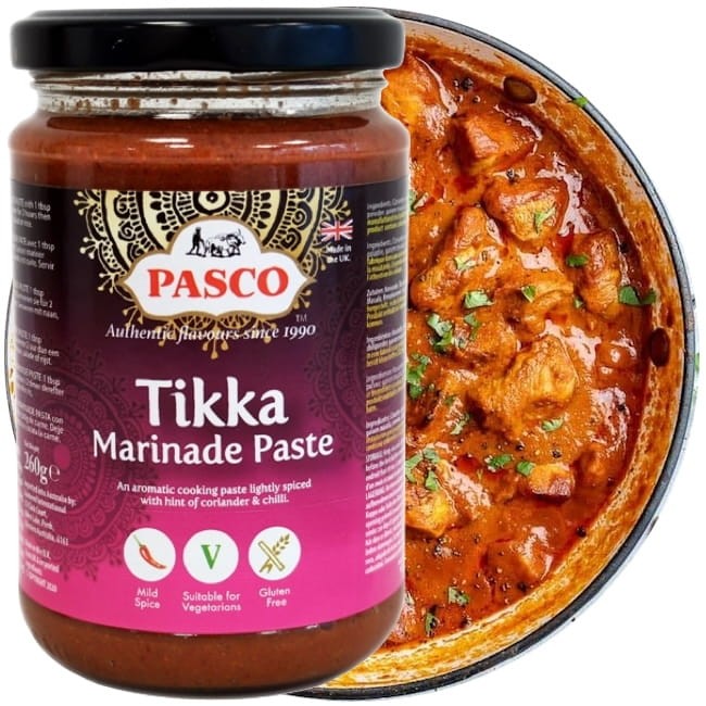 Indyjska Aromatyczna Pasta Curry Tikka Masala Gotowa Do Potraw 260g PASCO