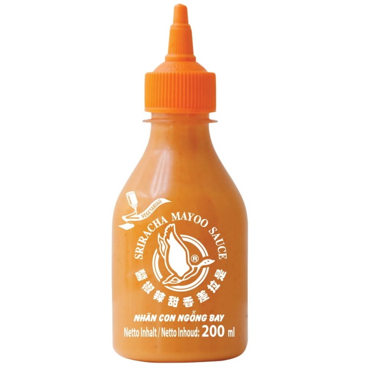 Sos Chili Sriracha SPICY MAYO Ostry Majonez Polewa Dodatek Do Sushi 200ml FLYING GOOSE BRAND