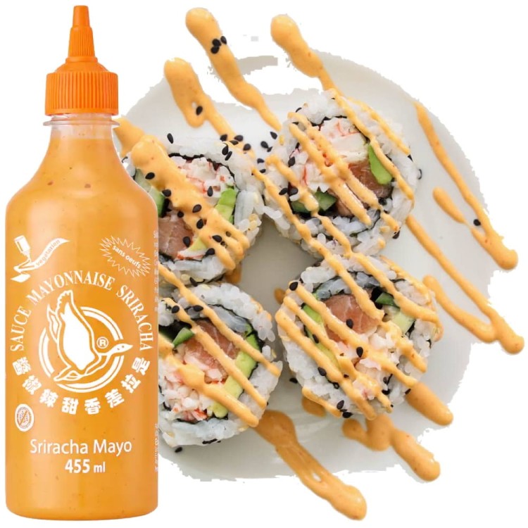 Sos Chili Sriracha Mayo Majonez Ostry 20% Do Sushi 455ml FLYING GOOSE BRAND