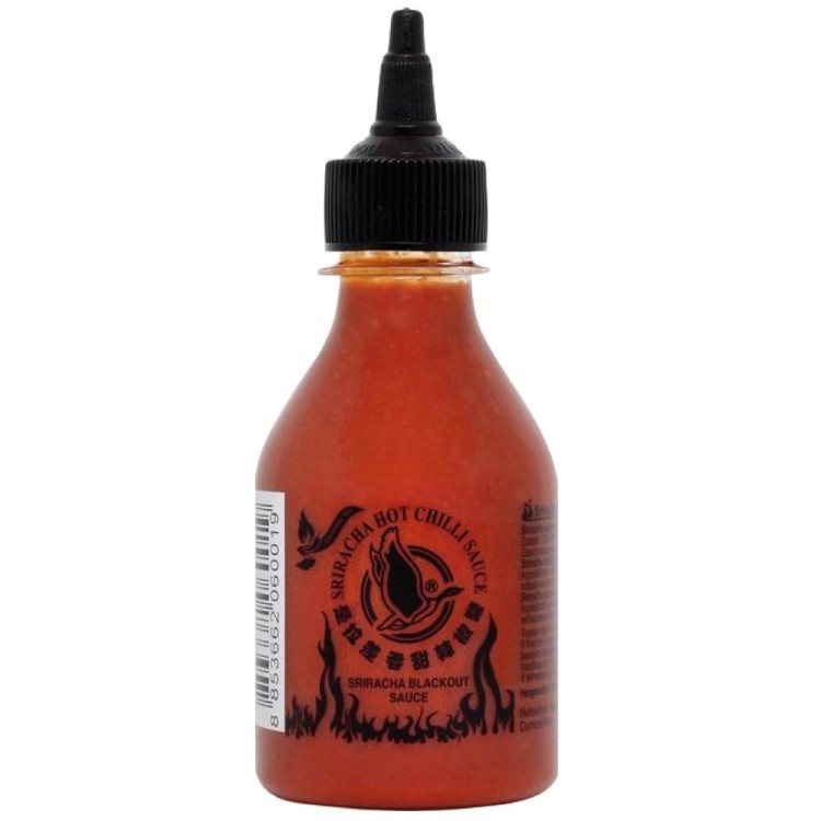 Sos Chili Sriracha BLACKOUT Ekstremalnie Ostry Smak HOT CHILLI 200ml FLYING GOOSE BRAND