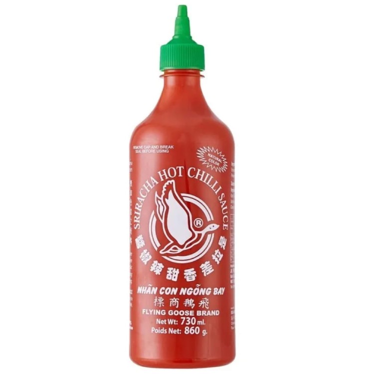 Sos Chilli Sriracha Hot Ostry i Gęsty Zielona Nakrętka 730ml FLYING GOOSE BRAND