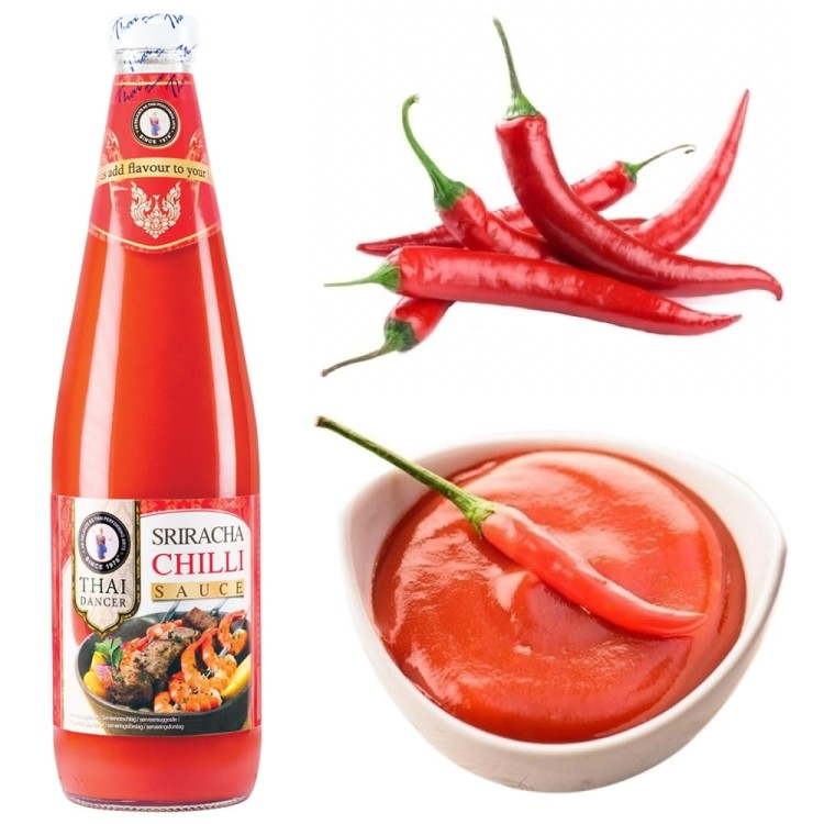 Tajski Ostry Sos Chili Sriracha Do Potraw Thai Hot Sauce 300ml THAI DANCER