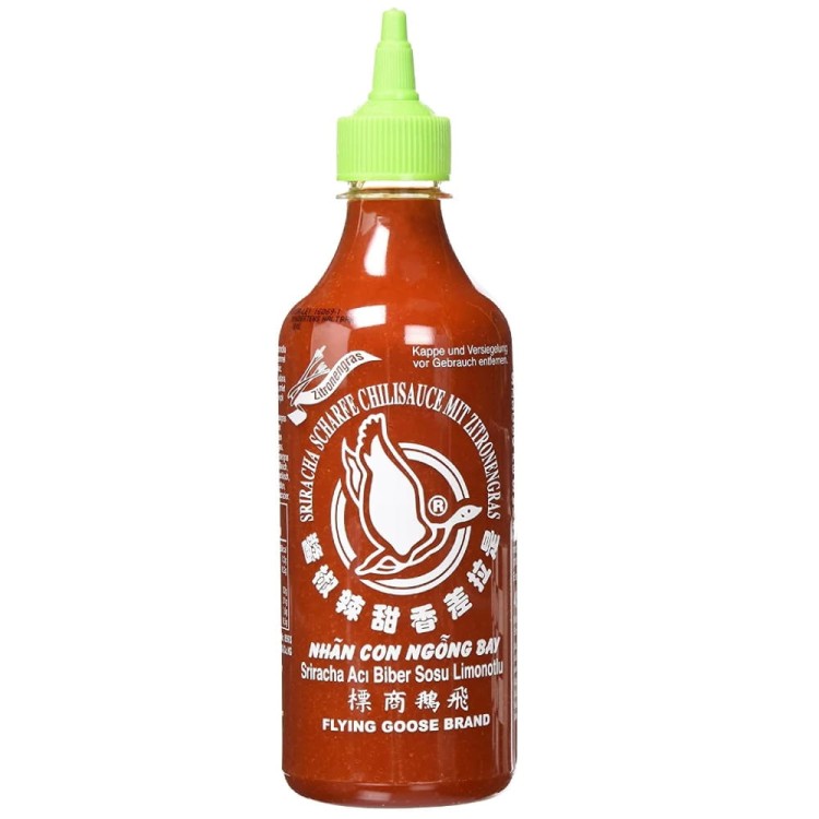 Sos Chili Sriracha z Trawą Cytrynową Gęsty i Ostry Smak 455ml FLYING GOOSE BRAND