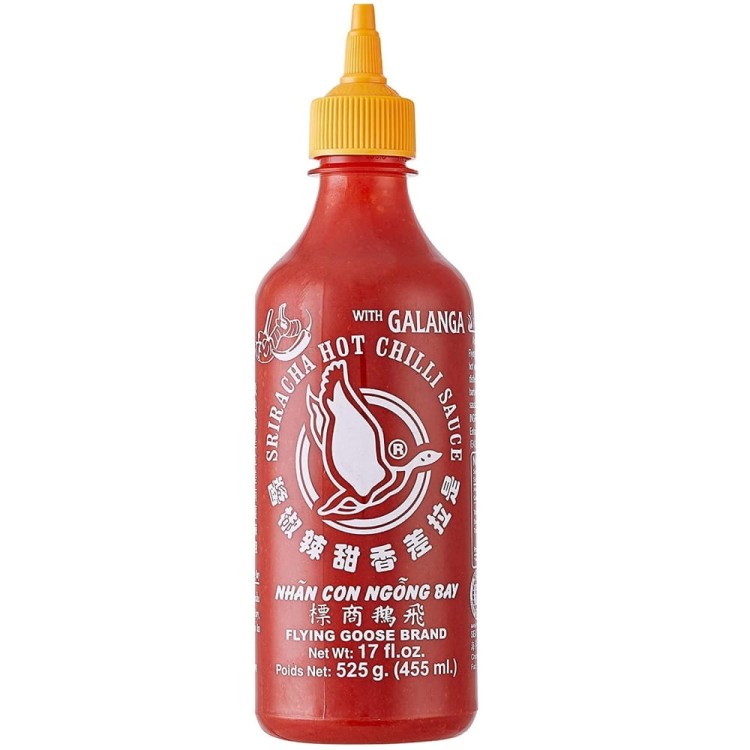 Tajski Ostry Sos z Papryczek Chili Sriracha z Galangalem Smak Galangal 455ml FLYING GOOSE BRAND