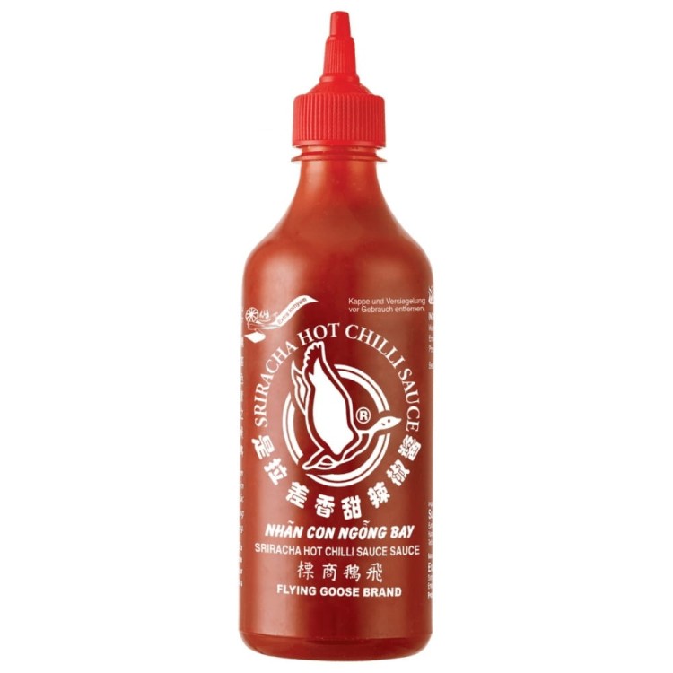 Tajski Ostry Sos Chili SRIRACHA Smak Tajska Zupa Krewetkowa Tom Yum 455ml FLYING GOOSE BRAND