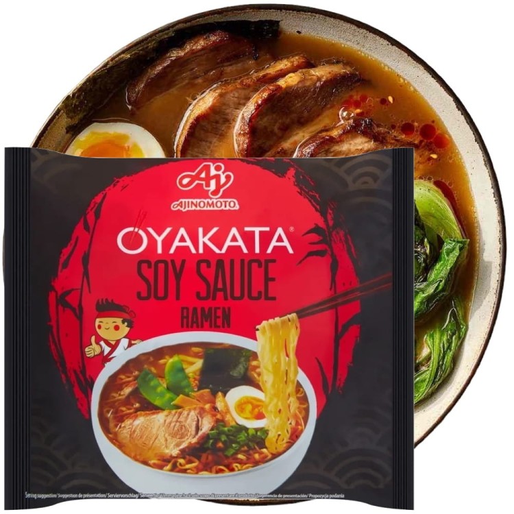 Azjatycka Zupka Błyskawiczna Instant Ramen Sos Sojowy 83g OYAKATAav