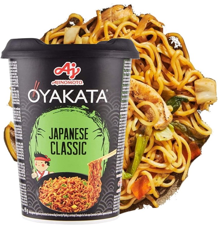 Azjatycka Zupka Błyskawiczna Makaron Instant Japoński Classic Kubek Cup 93g OYAKATA