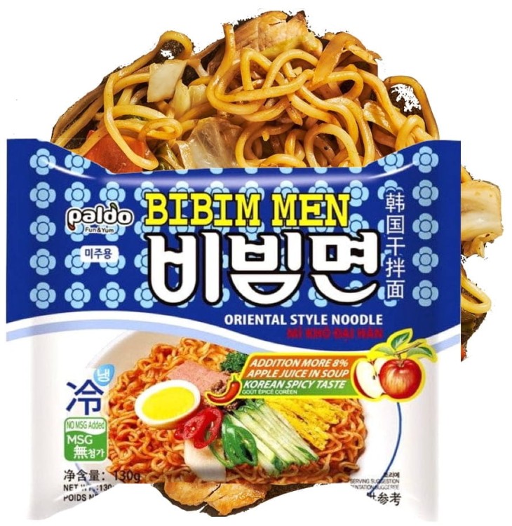 Koreańska Zupka Błyskawiczna Makaron Instant Ramen Bibim Men 130g PALDO