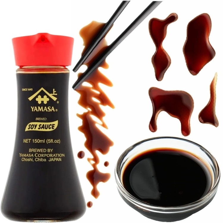 Japoński Sos Sojowy Do Sushi z Dozownikiem Smak PREMIUM 150ml YAMASA