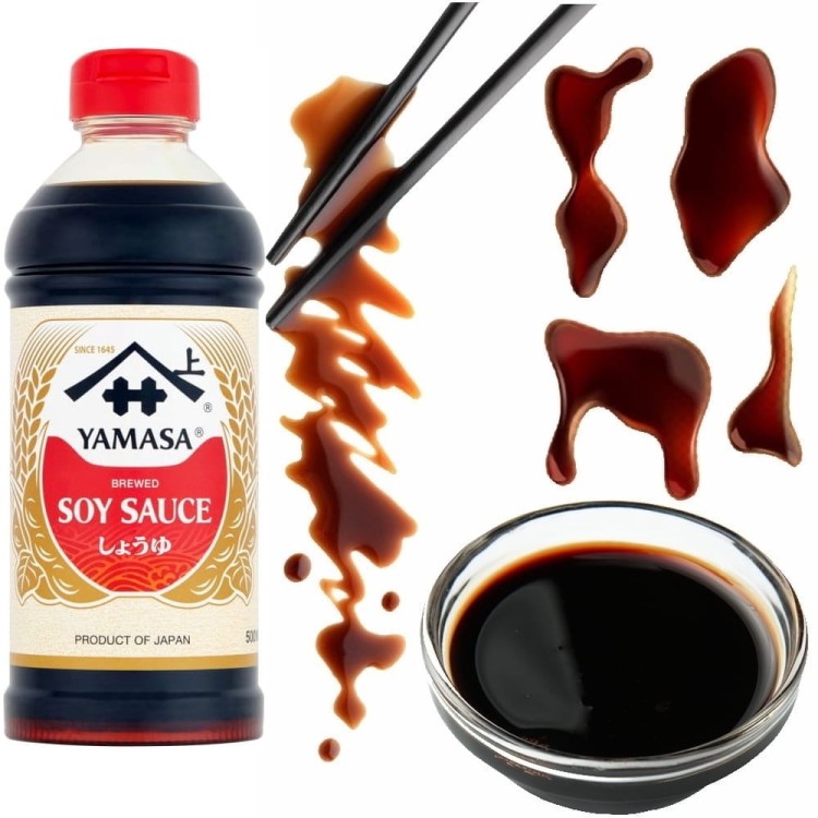 Japoński Sos Sojowy Do Sushi i Sashimi Smak PREMIUM 500ml YAMASA