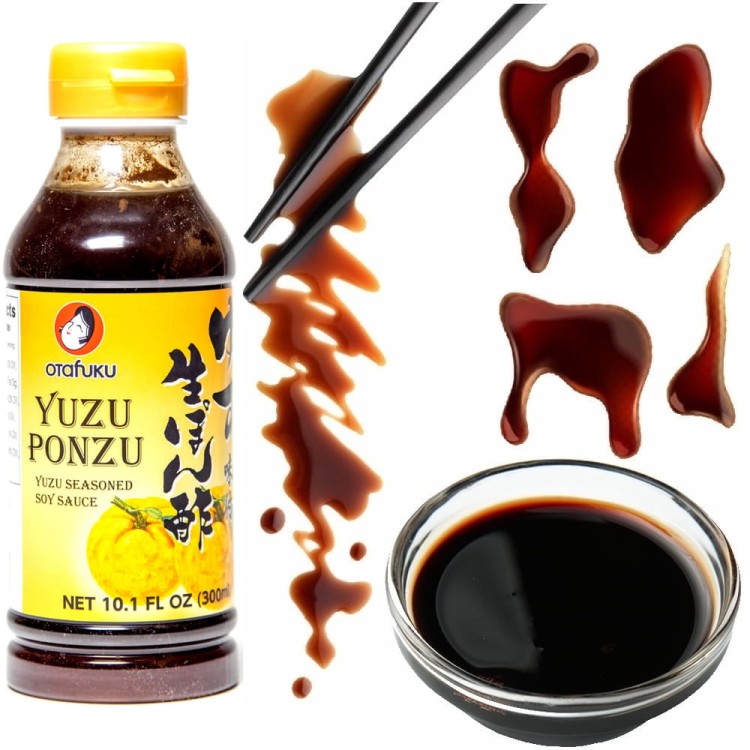 Japoński Sos Sojowy z Sokiem YUZU Ponzu Seasoned Soy Sauce 300ml OTAFUKU