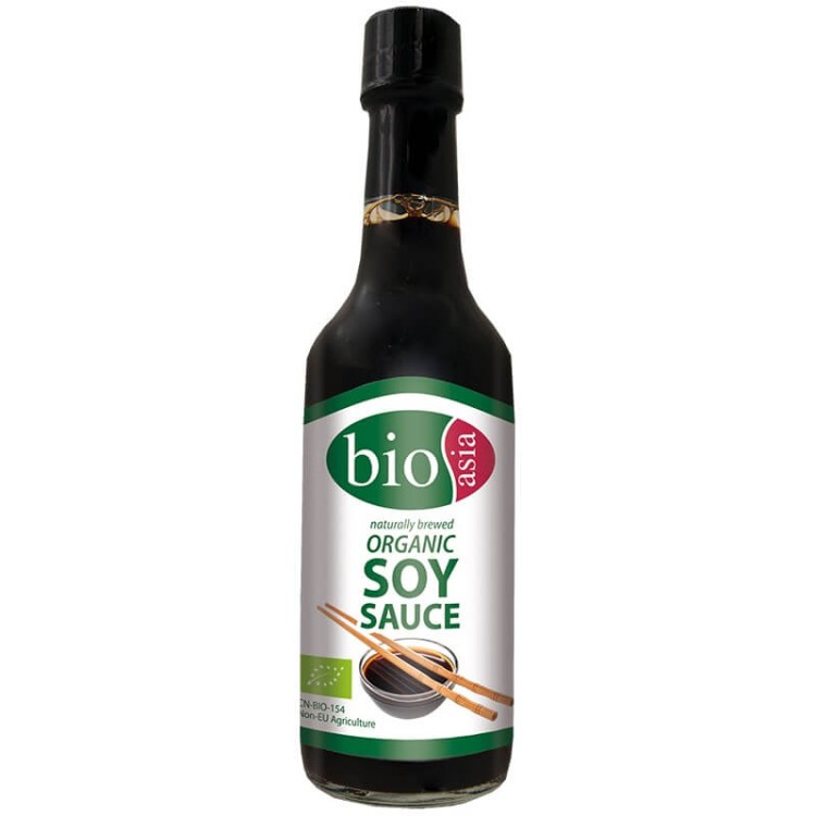Chiński Sos Sojowy Jasny Naturalnie Warzony Organiczny 150ml BIO ASIA