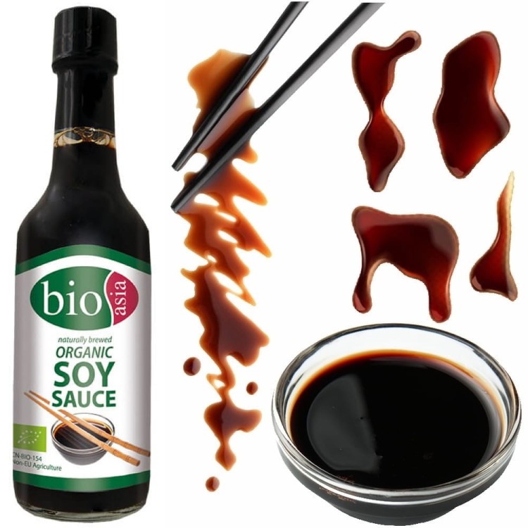 Chiński Sos Sojowy Jasny Naturalnie Warzony Organiczny 150ml BIO ASIA
