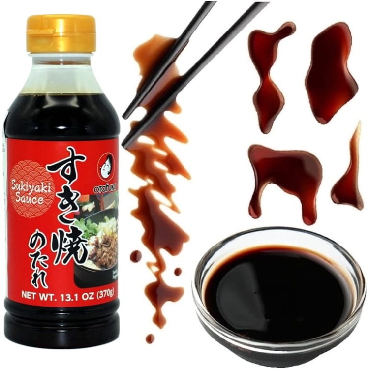 Japoński Sos Sojowy SUKIYAKI z Dodatkiem Przyprawy MIRIN 300ml OTAFUKU