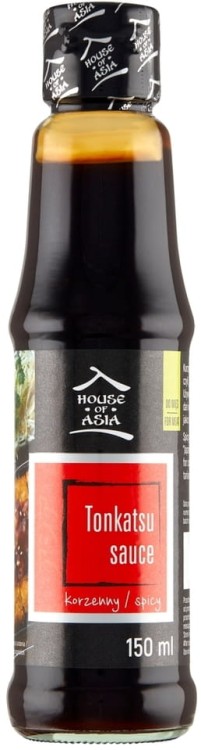Korzenny Pikantny Sos Sojowy Tonkatsu Vegan 150ml HOUSE OF ASIA