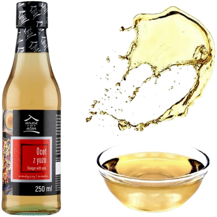 Przyprawa Ocet Ryżowy z Cytrusowym Owocem YUZU 250ml HOUSE OF ASIA