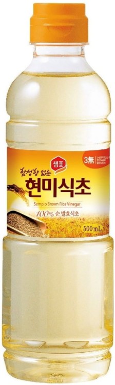 Koreański Ocet Ryżowy Brązowy Do Sushi Do Sałatek i Marynat 500ml SEMPIO