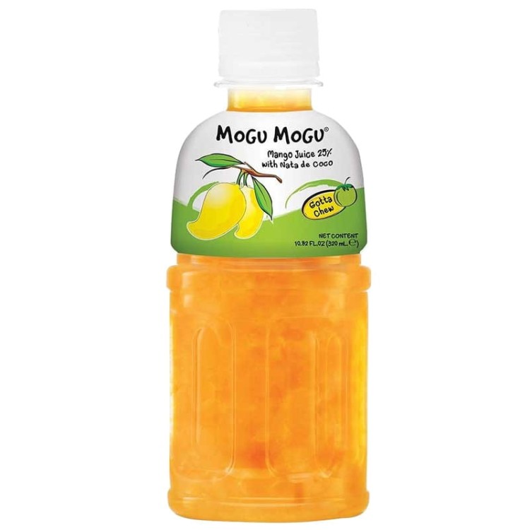 Tajski Napój o Smaku Mango z Nata De Coco Mango Flavour 320ml MOGU MOGU