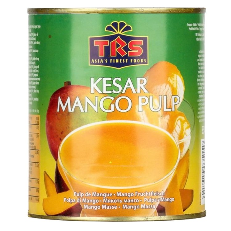 Kesar Owoce Mango Pulpa Przecier Do Deserów Puree o Smaku Mango 850g TRS