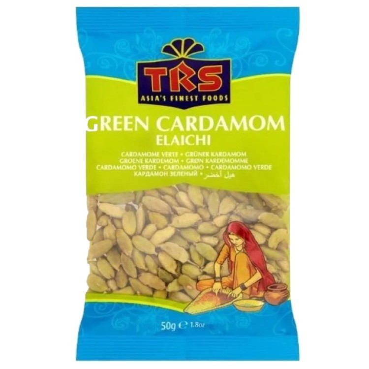 Indyjska Aromatyczna Przyprawa Kardamon Zielony Nasiona Kardamonu 50g TRS