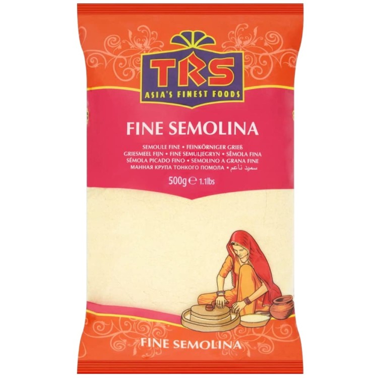 Mąka Skrobia Drobna Semolina z Pszenicy Durum Fine Drobno Mielona 500g TRS