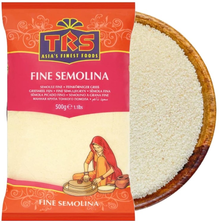Mąka Skrobia Drobna Semolina z Pszenicy Durum Fine Drobno Mielona 500g TRS