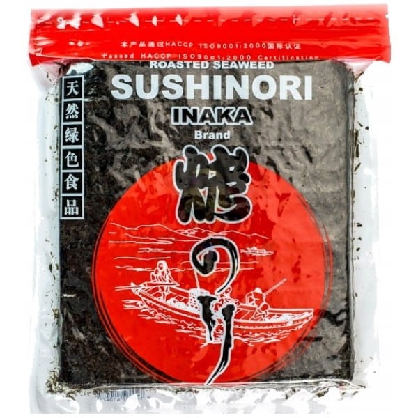 Suszone Wodorosty Glony Algi Morskie Yaki Nori Do Sushi CZERWONE 50 Sztuk RED OCEANS KAISER