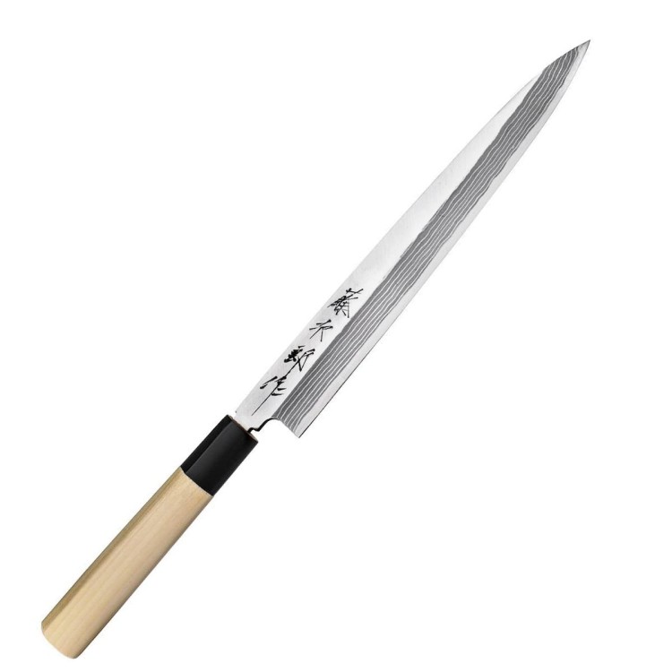 Tojiro Aogami Damascus Japoński Nóż Yanagi-Sashimi Do Sushi 24cm