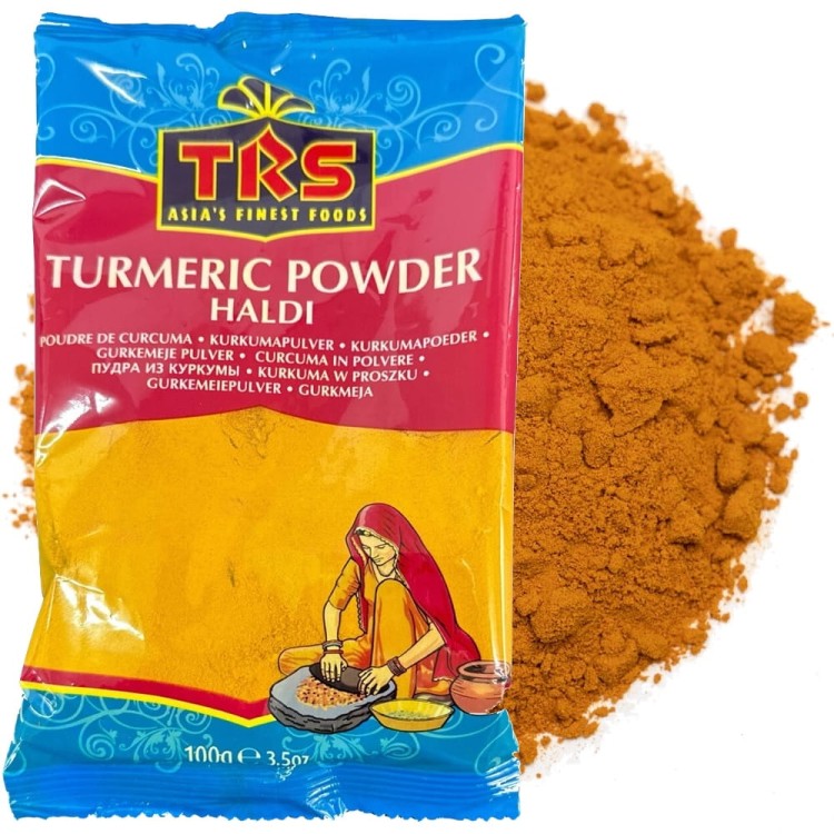 Indyjska Żółta Zdrowa Przyprawa KURKUMA Turmeric w Proszku 100g TRS