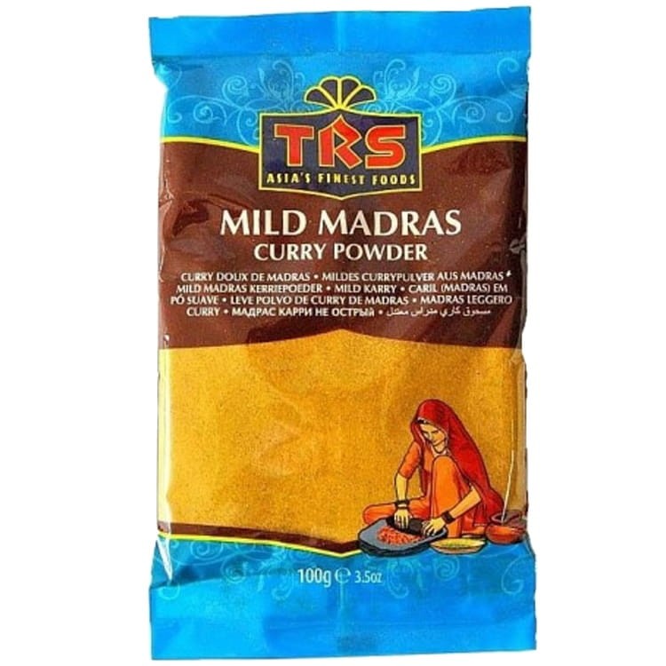Indyjska Aromatyczna Przyprawa Curry Madras MILD Łagodna w Proszku 100g TRS
