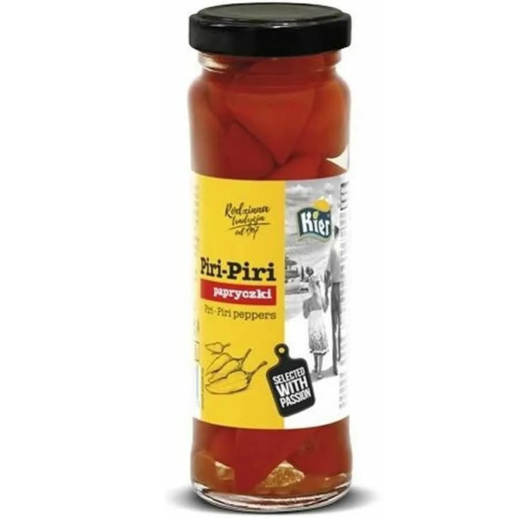 Hiszpańskie Papryczki Chili Peppers Piri-Piri w Zalewie Ostre Hot 110m KIER