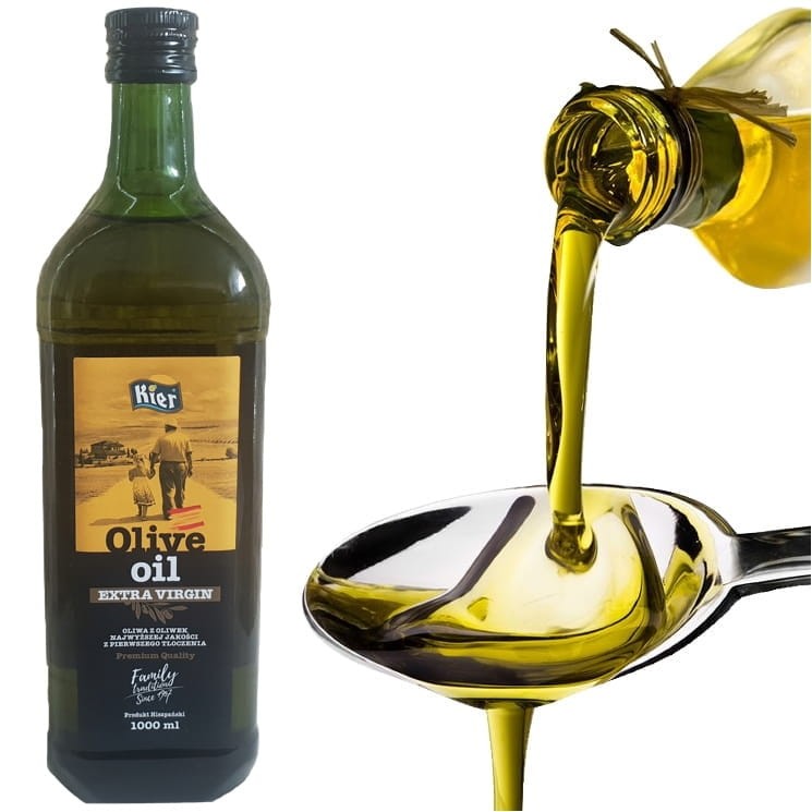 Hiszpańska Oliwa z Oliwek Extra Virgin Olive Oil 1 Litr 1000ml KIER