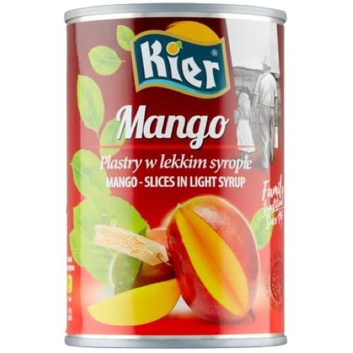 Tajskie Mango w Lekkim Syropie Plastry Thai Mango in Light Syrup 425g KIER