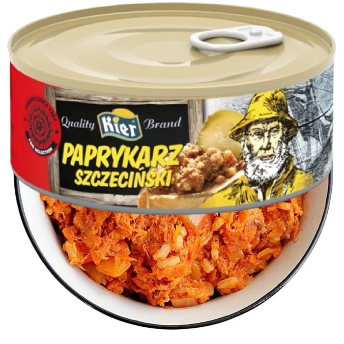 Paprykarz Szczeciński z Ryżem Idealny Na Kapaki w Puszce Konserwa 300g KIER
