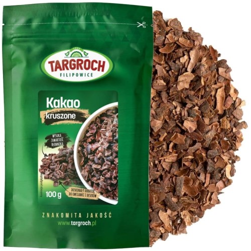 Kakao Kruszone Ziarno Kakaowca Antyoksydanty Do Płatków Musli 100g TARGROCH