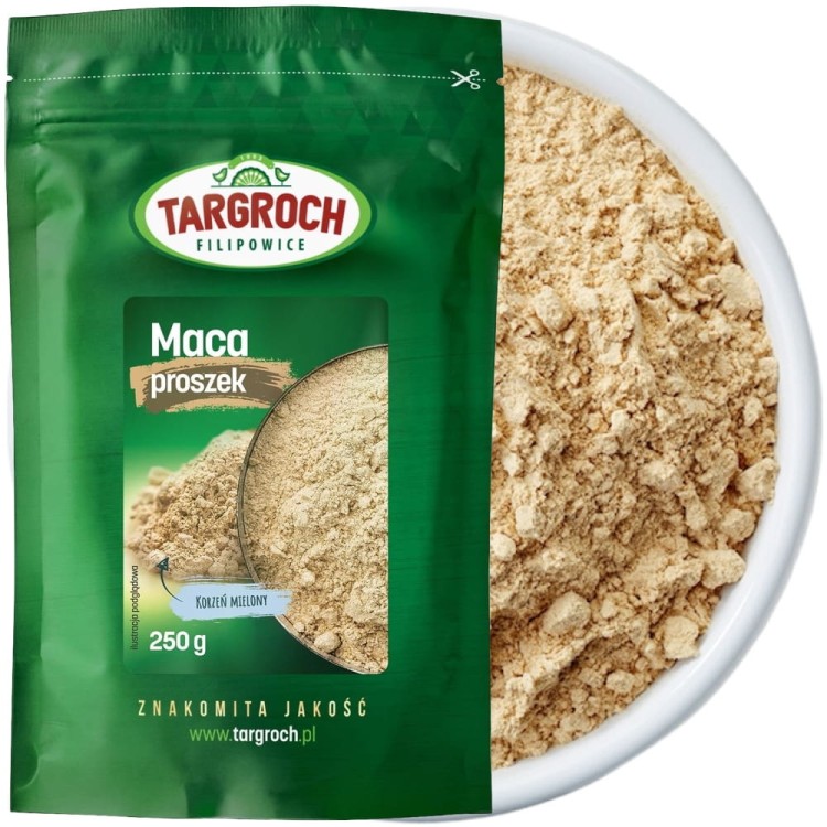 Maca Proszek Suplement Sproszkowany Korzeń Macy Na Libido 250g TARGROCH