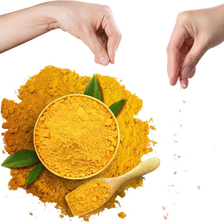 Kurkuma Mielona w Proszku Przyprawa z Indii Turmeric Haldi Powder 100g SKWORCU
