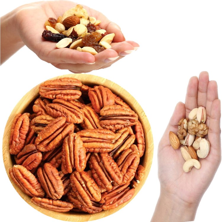 Orzechy Pecan Pekan Naturalne Zdrowe Świeże Wysoka Jakość Bakalie 100g SKWORCU