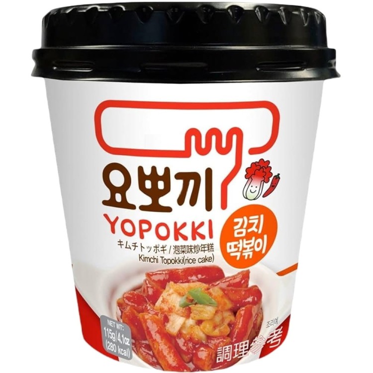 Kluski Ryżowe Topokki w Sosie KimChi YOPOKKI 115g YOUNG POONG