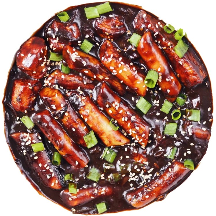 Kluski Ryżowe Topokki w Sosie z Czarnej Fasoli YOPOKKI 120g YOUNG POONG