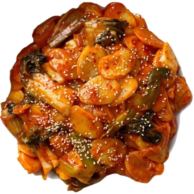 Koreańskie Kluski Ryżowe Tteokbokki Topokki Plasterki Sliced 500g JONGGA