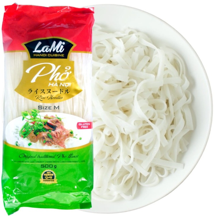 Wietnamski Makaron Ryżowy Wstążki Tasiemki 4mm Bez Glutenu 500g HIEP LONG