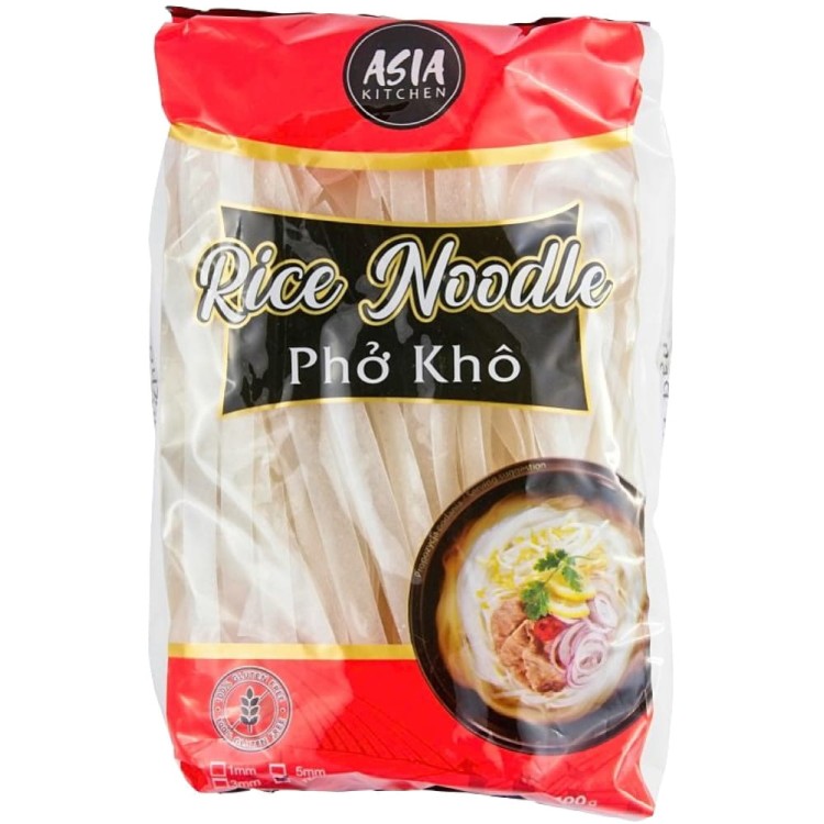 Wietnamski Makaron Ryżowy Tasiemki 10mm Bez Gluten Free 400g ASIA KITCHEN